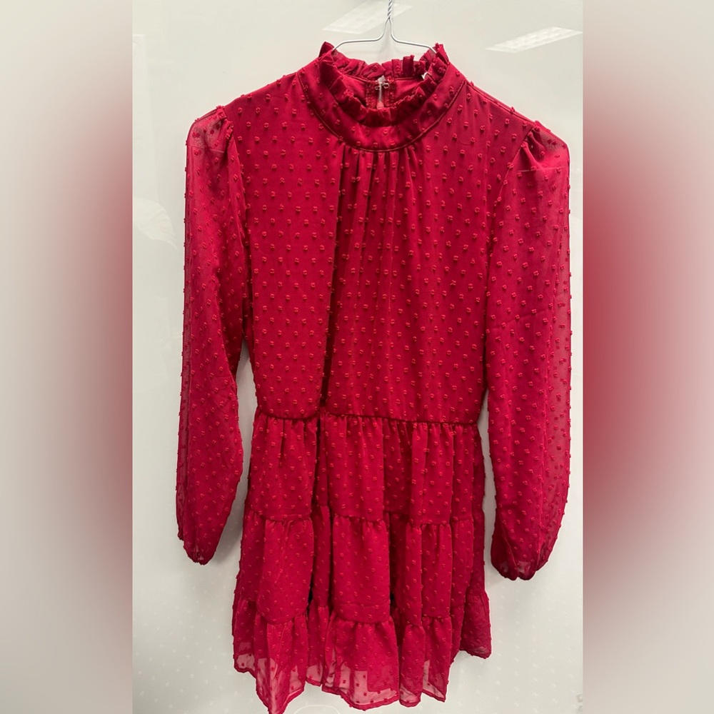 Allison & Kelly Long Sleeve Mini Dress